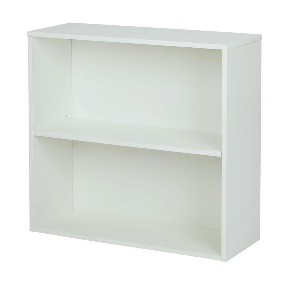 2 Shelf Bookcases In Latest Pro Line Ii Prado White Open Bookcase Prd3230 Wh – The Home Depot (View 5 of 15)