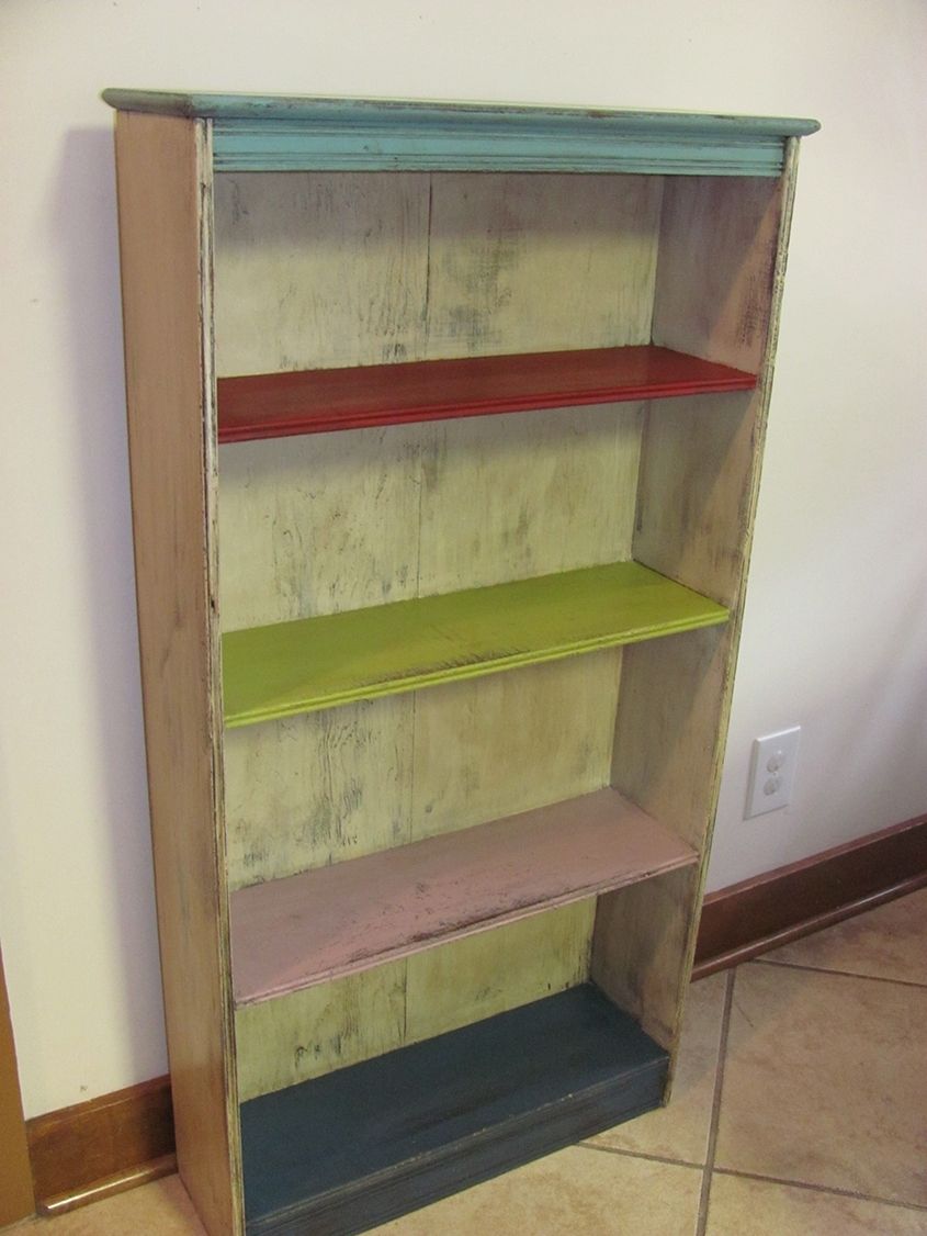 2017 Chalk Paint Bookcases Within Furniture (View 9 of 15)