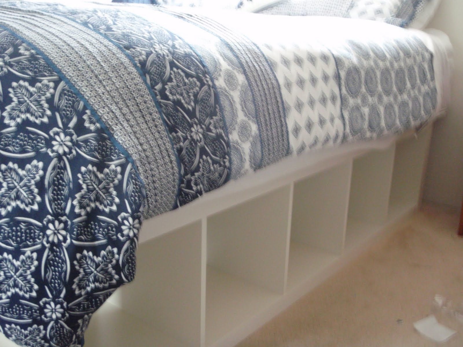 2017 Expedit Re Purposed As Bed Frame For Maximum Storage (View 13 of 15)