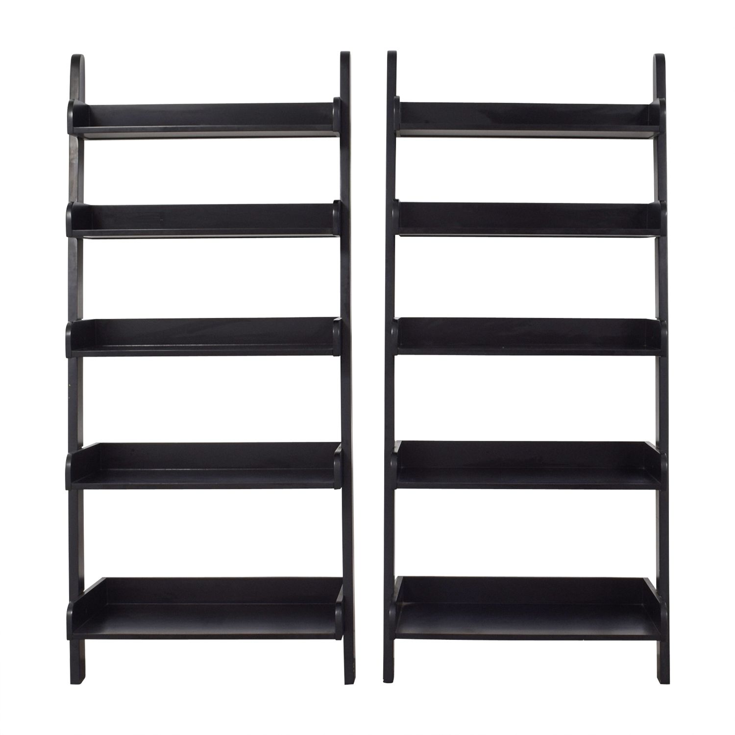 [%81% Off – Crate & Barrel Crate & Barrel Five Shelf Black Wood Throughout Most Current Crate And Barrel Leaning Bookcases|crate And Barrel Leaning Bookcases With Regard To Preferred 81% Off – Crate & Barrel Crate & Barrel Five Shelf Black Wood|recent Crate And Barrel Leaning Bookcases Intended For 81% Off – Crate & Barrel Crate & Barrel Five Shelf Black Wood|best And Newest 81% Off – Crate & Barrel Crate & Barrel Five Shelf Black Wood Intended For Crate And Barrel Leaning Bookcases%] (View 2 of 15)