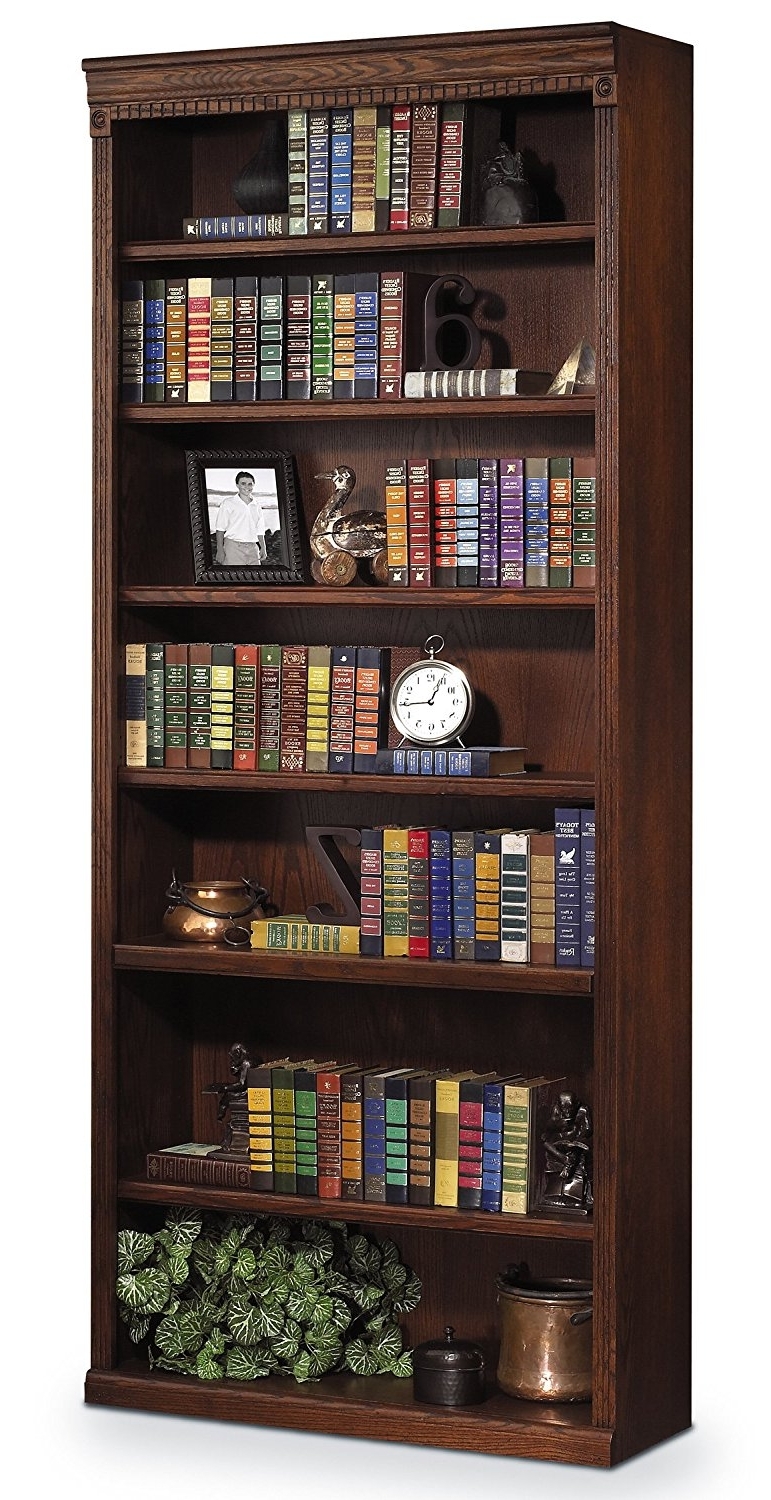 Amazon: Martin Furniture Huntington Oxford 84" Open Bookcase Within Popular 84 Inch Tall Bookcases (View 12 of 15)