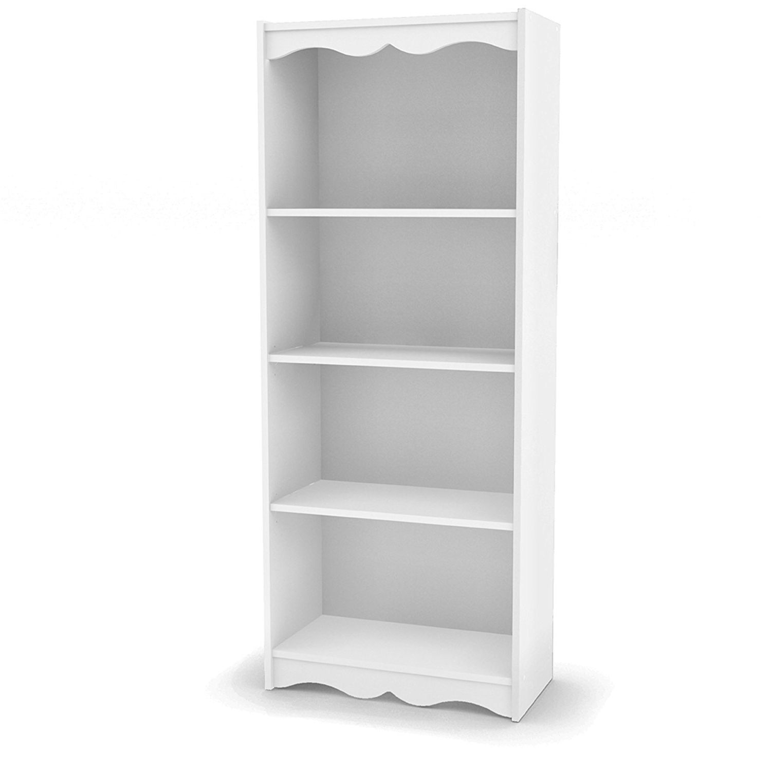 Amazon: Sonax Hawthorn 60 Inch Tall Bookcase, Frost White Intended For Well Known Tall White Bookcases (View 2 of 15)