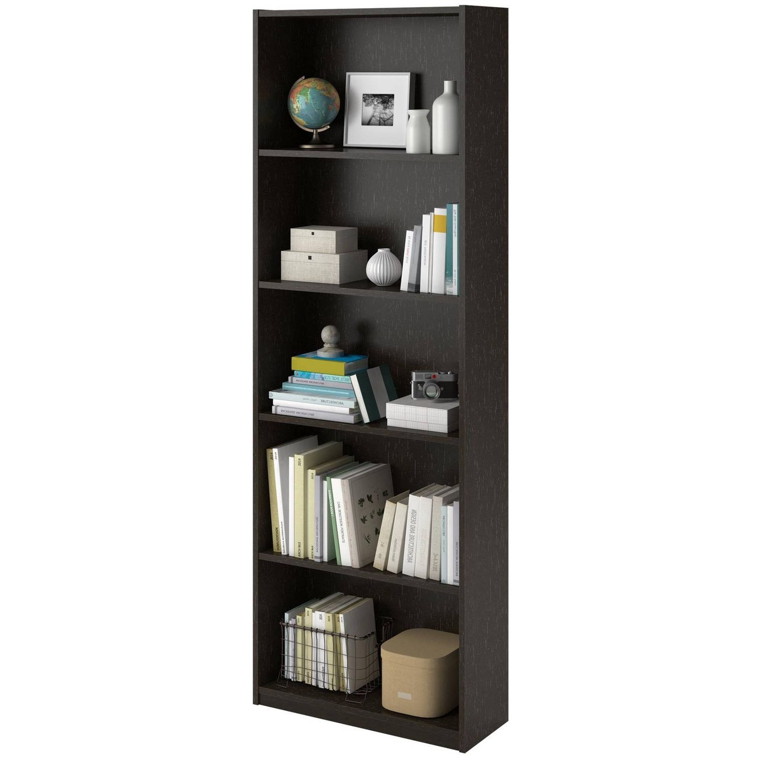 Ameriwood 5 Shelf Bookcases, Set Of 2 (mix And Match) – Walmart With Regard To Popular Room Essentials 5 Shelf Bookcases (View 1 of 15)