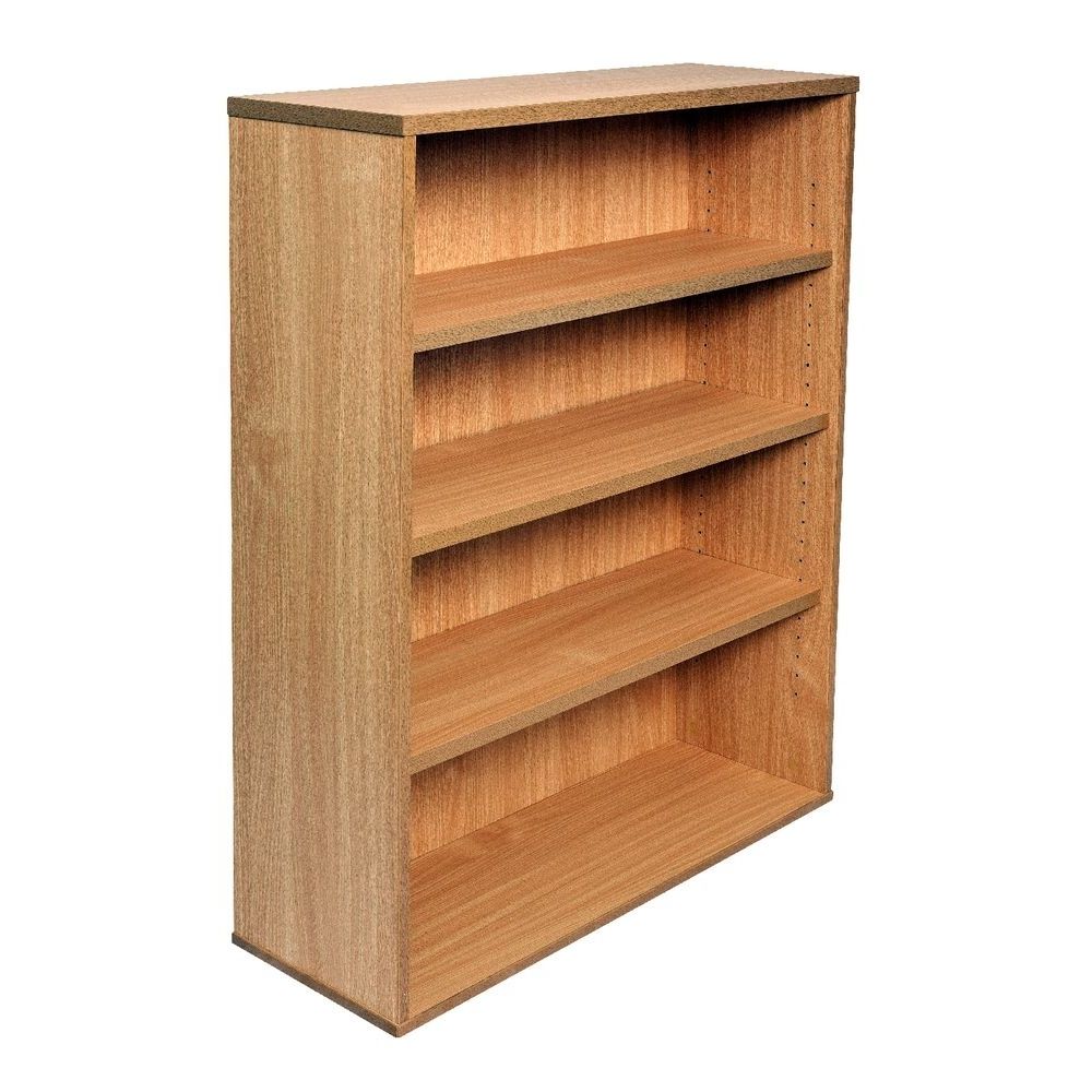 Beech Bookcase Tier Wooden Shelf Shelving Storage Display Rack In Well Known Beech Bookcases (View 13 of 15)