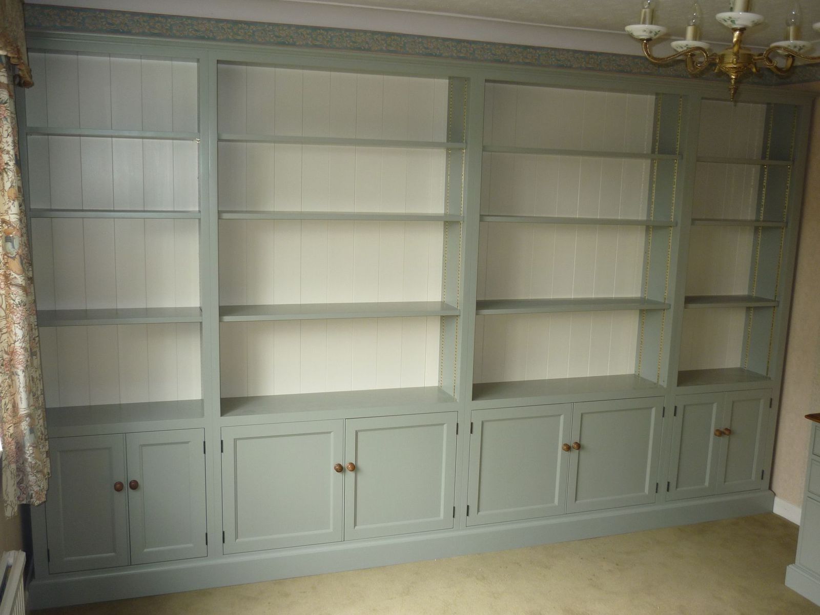 Bespoke Office Furniture With Huge Bookcase – Painted – Bookcases For 2018 Painted Bookcases (View 1 of 15)