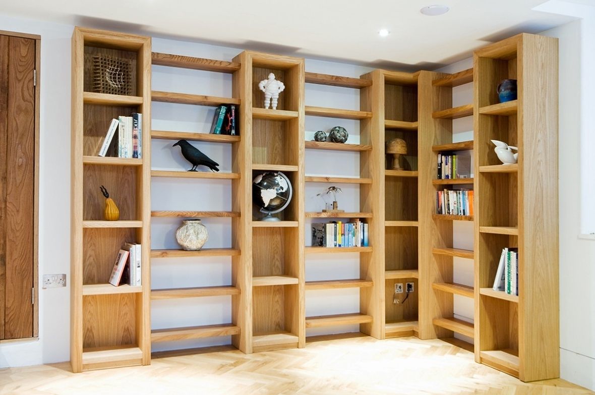 Bespoke Shelves For Popular Bespoke Shelving Made In Oak And Elm (View 7 of 15)
