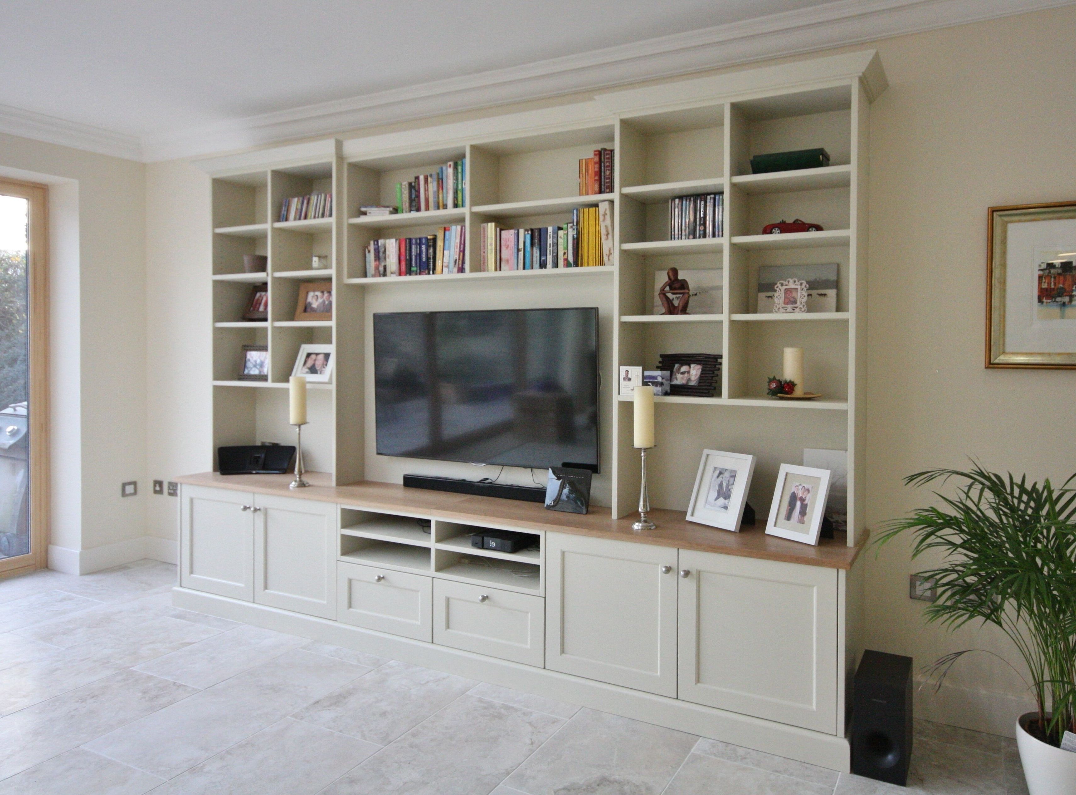 Bespoke Tv Cabinets Inside Newest Painted Tv Unit Bespoke Cabinetry Enigma Wicklow  (View 11 of 15)