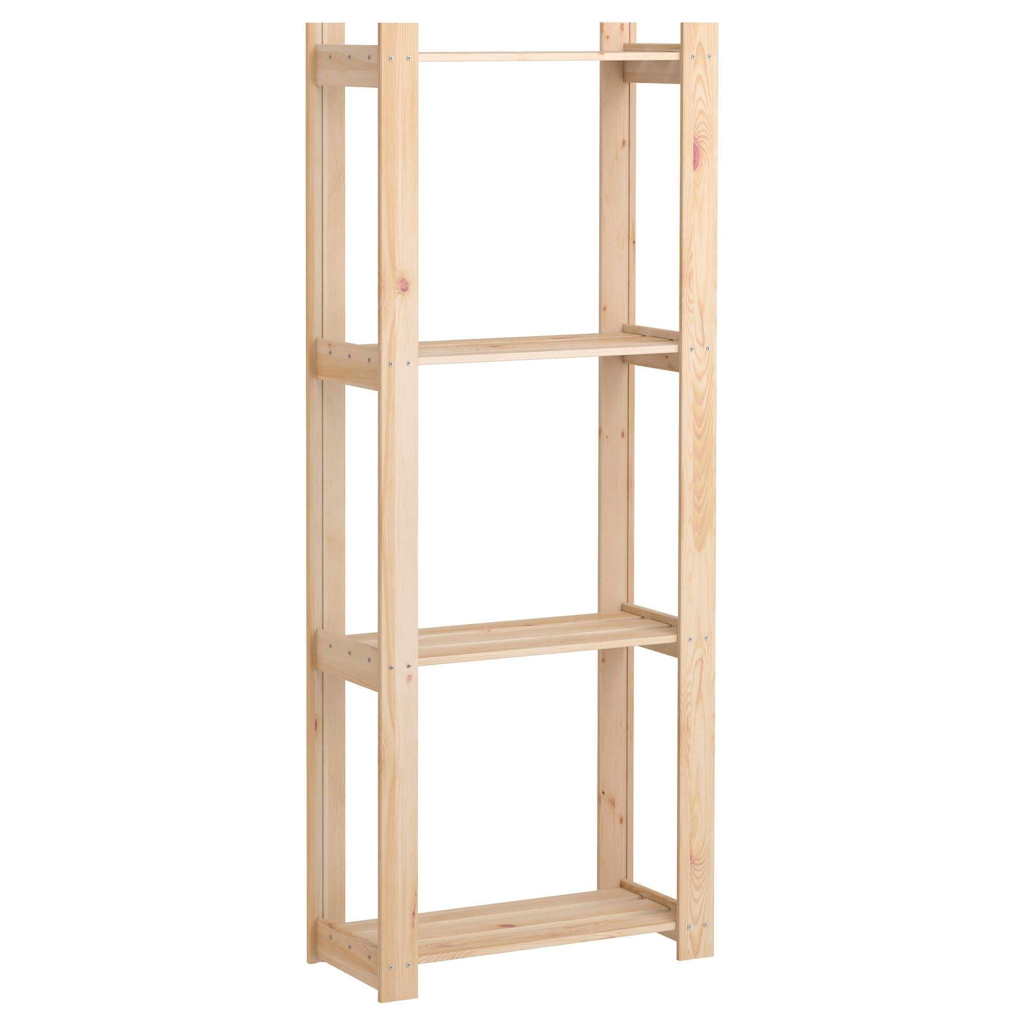 Best And Newest Albert Shelving Unit Softwood 64x28x159 Cm – Ikea For Cheap Shelving Units (View 12 of 15)