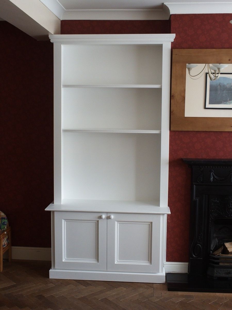 Best And Newest Bookcases With Cupboards Regarding Alcove Bookcase (View 6 of 15)
