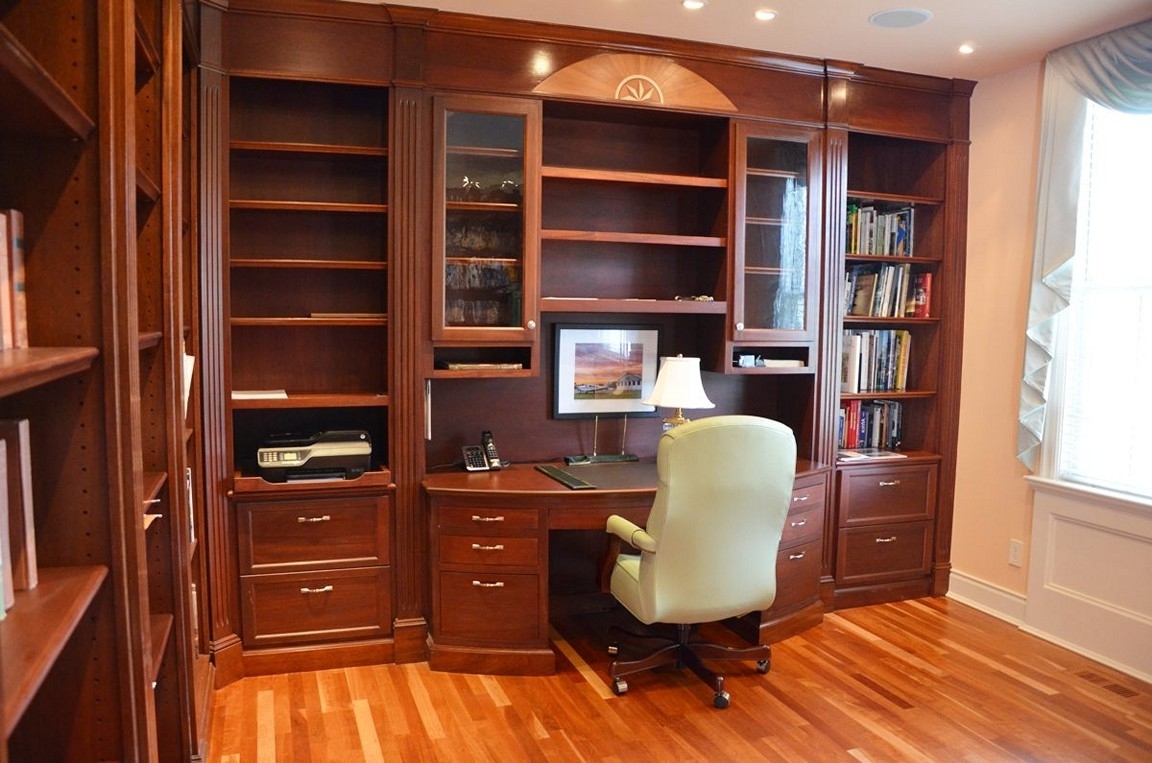 Best And Newest Built In Bookcase With Desk Intended For Bookcases With Desk (Photo 4 of 15)