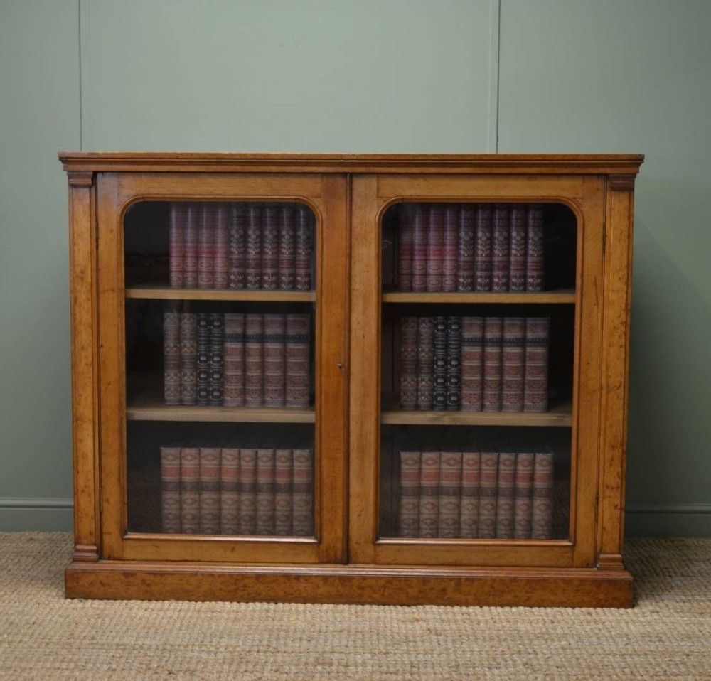 Best And Newest Oak Glazed Bookcase, Antique Low Bookcase Antique Victorian Oak With Oak Glazed Bookcases (View 1 of 15)