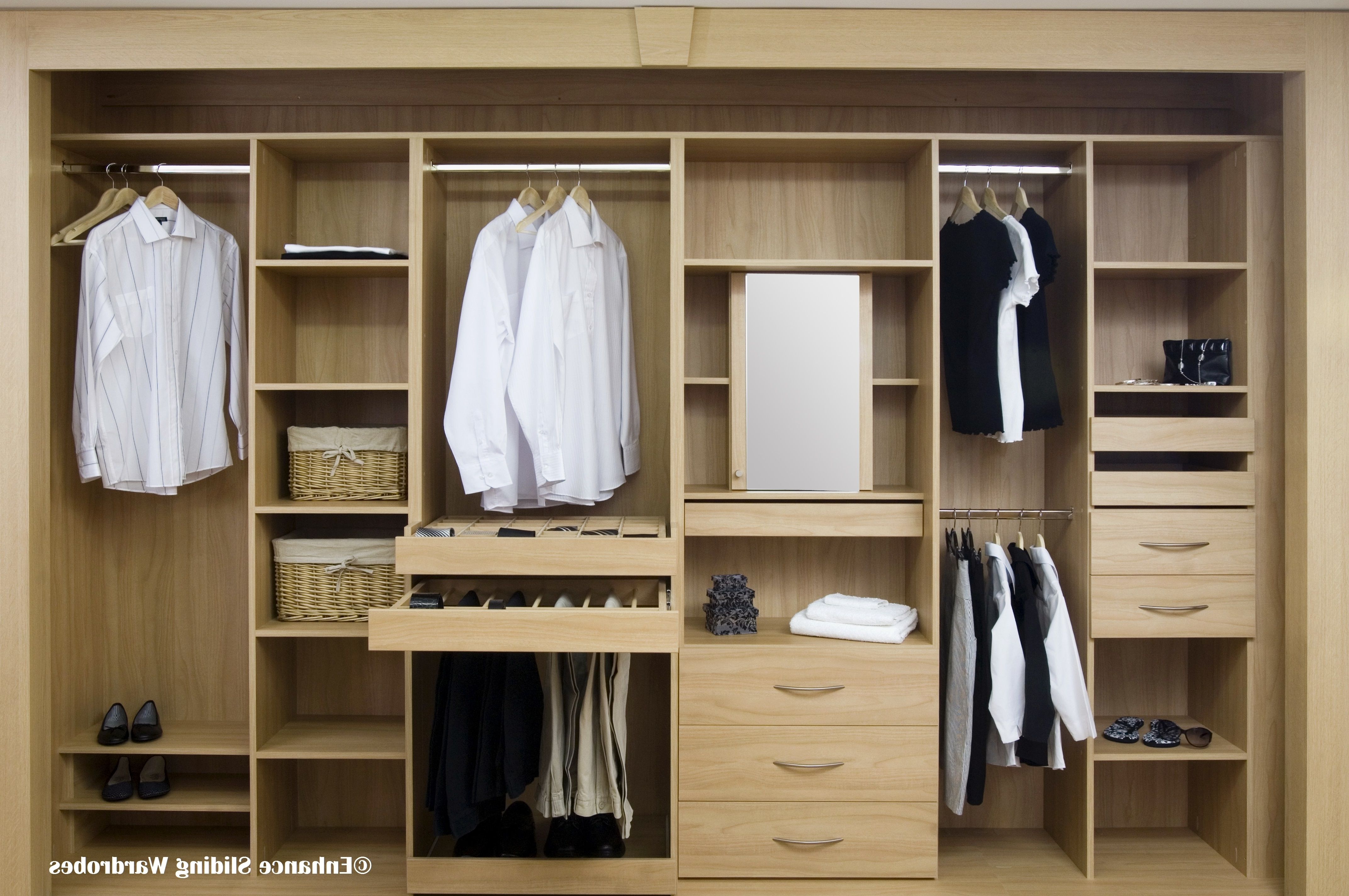 Best And Newest Oak Interiors – Hanging, Shelves, Drawers #walkin #closet #storage Inside Oak Wardrobes With Drawers And Shelves (View 10 of 15)