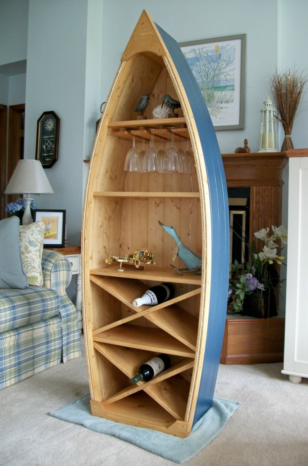 15 best collection of boat shaped bookcases