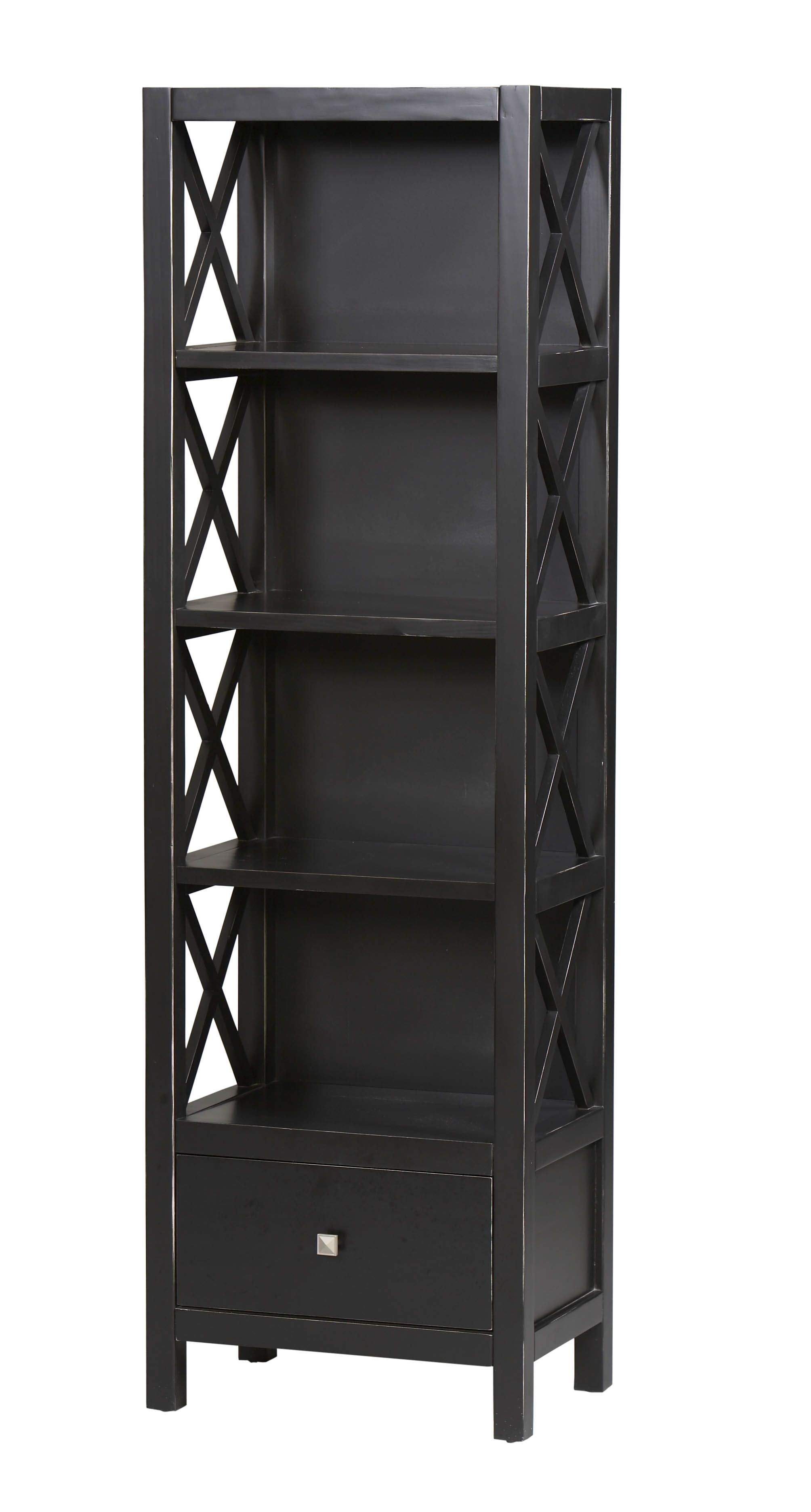 Bookcases Small Narrow With Doors For Spaces Short Tall With Most Recent Narrow Tall Bookcases (View 2 of 15)