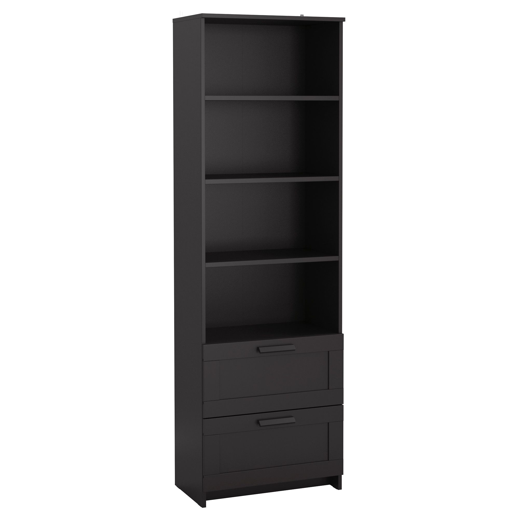 Brimnes Bookcase – Black – Ikea In Widely Used Bookcases With Drawers (View 7 of 15)
