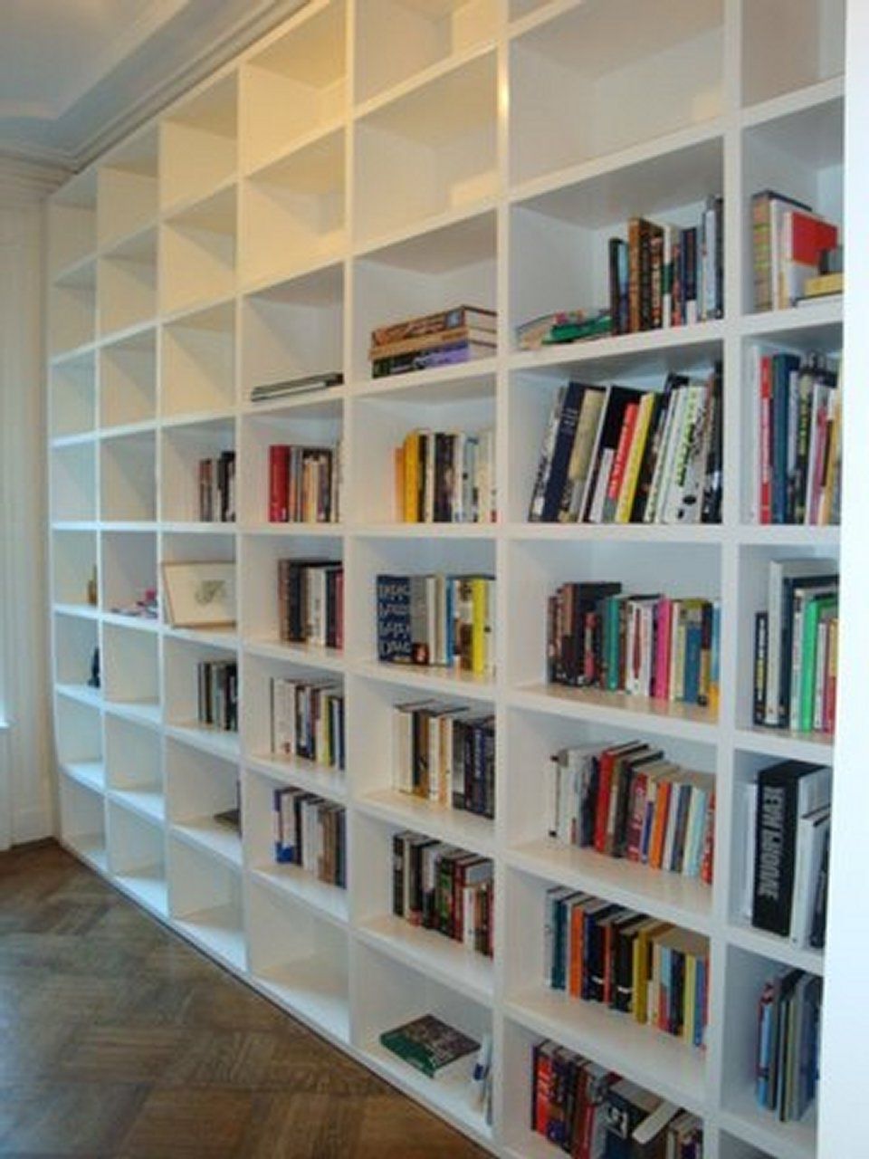 Build A Huge Temporary Wall Room Divider Bookcase Using Sing For Best And Newest Build Bookcases Wall (View 11 of 15)