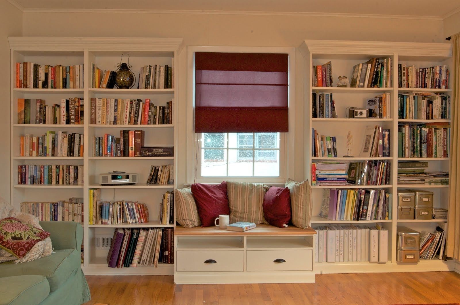 Build Bookcases Wall Throughout 2018 Built In Bookshelves With Window Seat For Under $350 – Ikea Hackers (View 5 of 15)