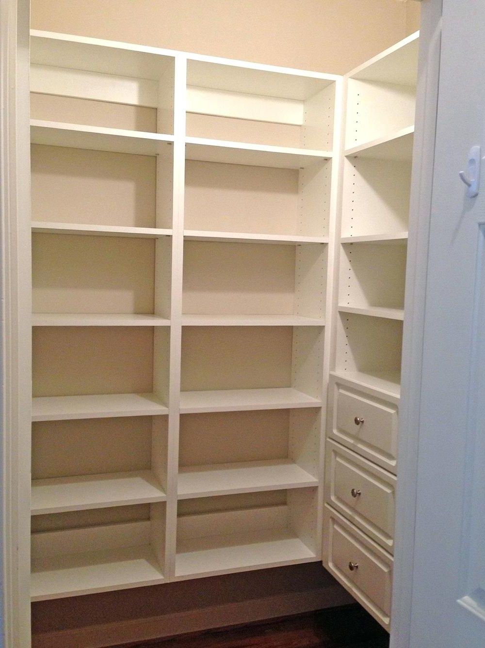 Closet ~ Pantry Closet Shelving Pantry Closet Shelving Systems Throughout Fashionable Home Shelving Systems (View 13 of 15)