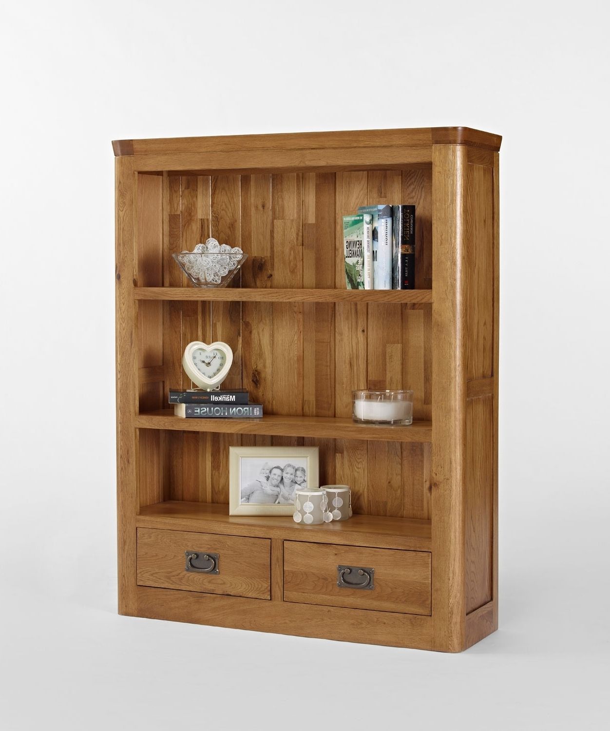 Contemporary Oak Bookcases Within Popular Furniture Home: Incredible Small Oak Bookcase With Drawers Photo (View 12 of 15)