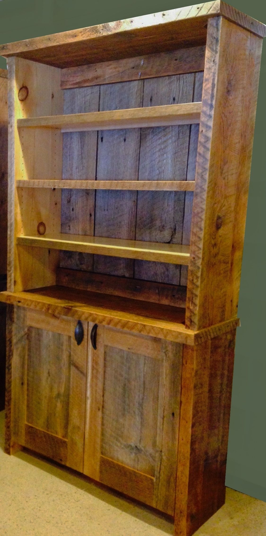 Current Rustic Bookcases For Rustic Bookcase – Fence Row Furniture (View 15 of 15)