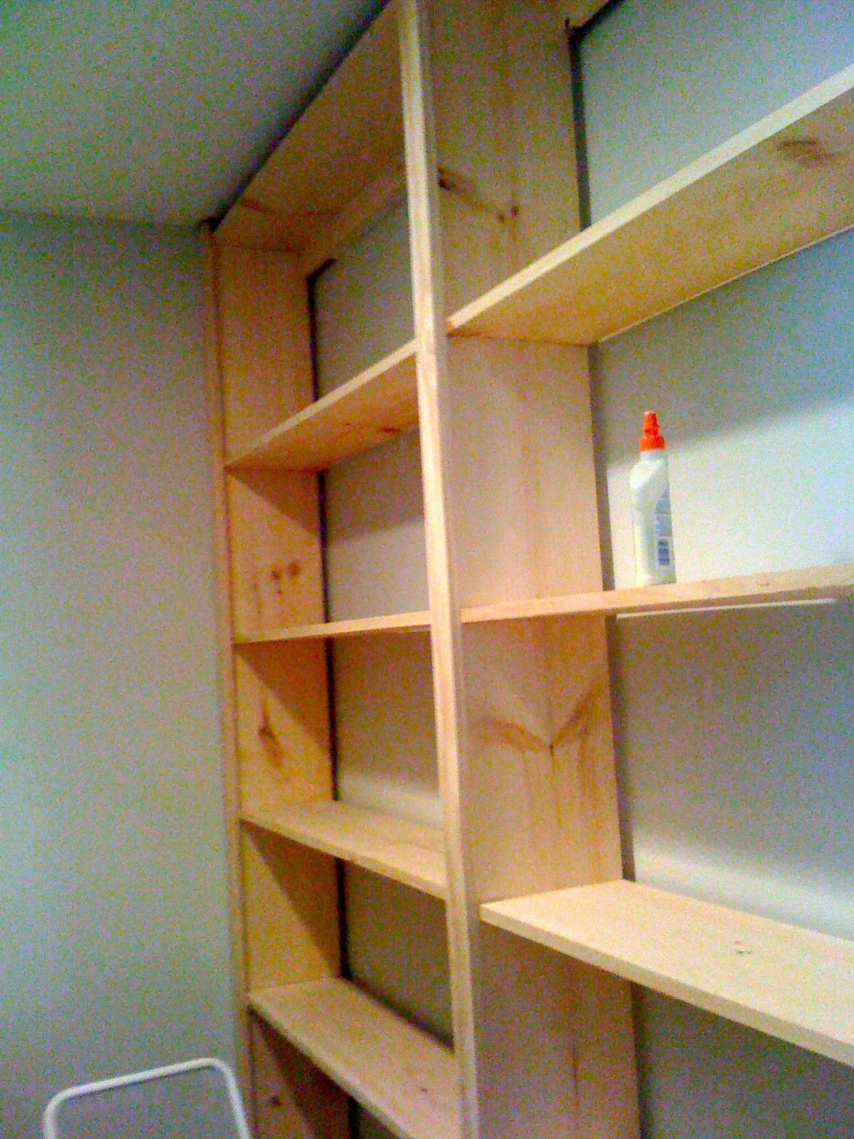 Deux Maison: Inspired To Build! Diy Built In Bookcase! Inside Recent Build Bookcases Wall (View 4 of 15)
