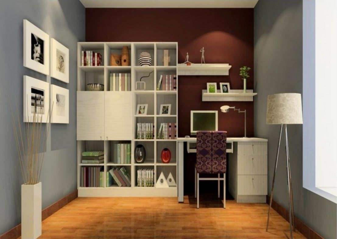 Famous Grey Study Ideas Bookshelves For Small Rooms Designs Elegant In Study Bookshelves (View 7 of 15)