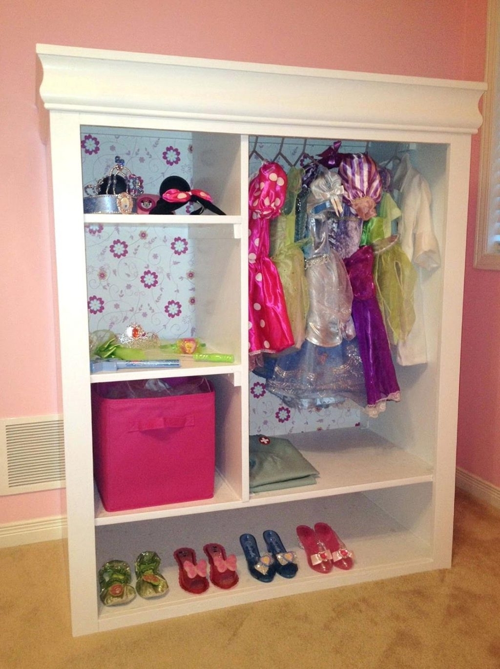 Fashionable Closet ~ Toddler Dress Up Closet Dress Up Wardrobe Kids Wardrobe Inside Kids Dress Up Wardrobes Closet (Photo 1 of 15)