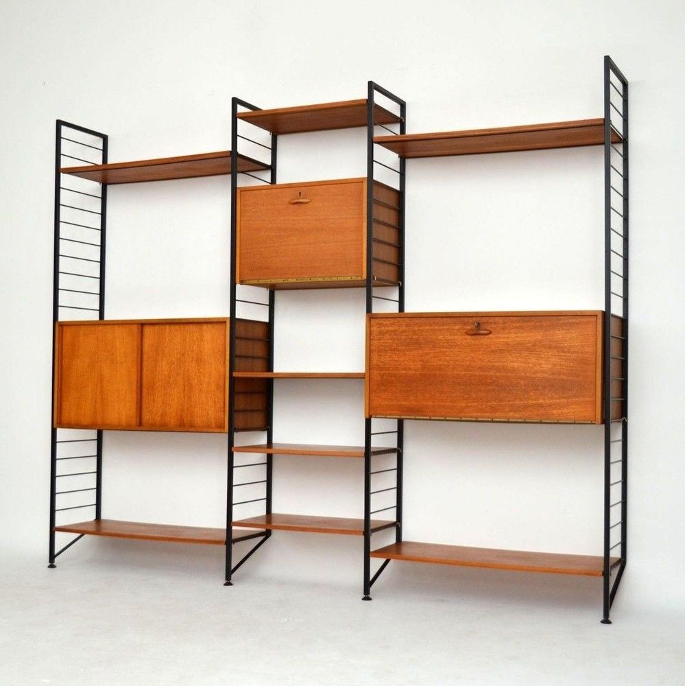 Fashionable Staples Bookcases For Teak Retro Vintage Ladderaxstaples For Sale London (View 6 of 15)