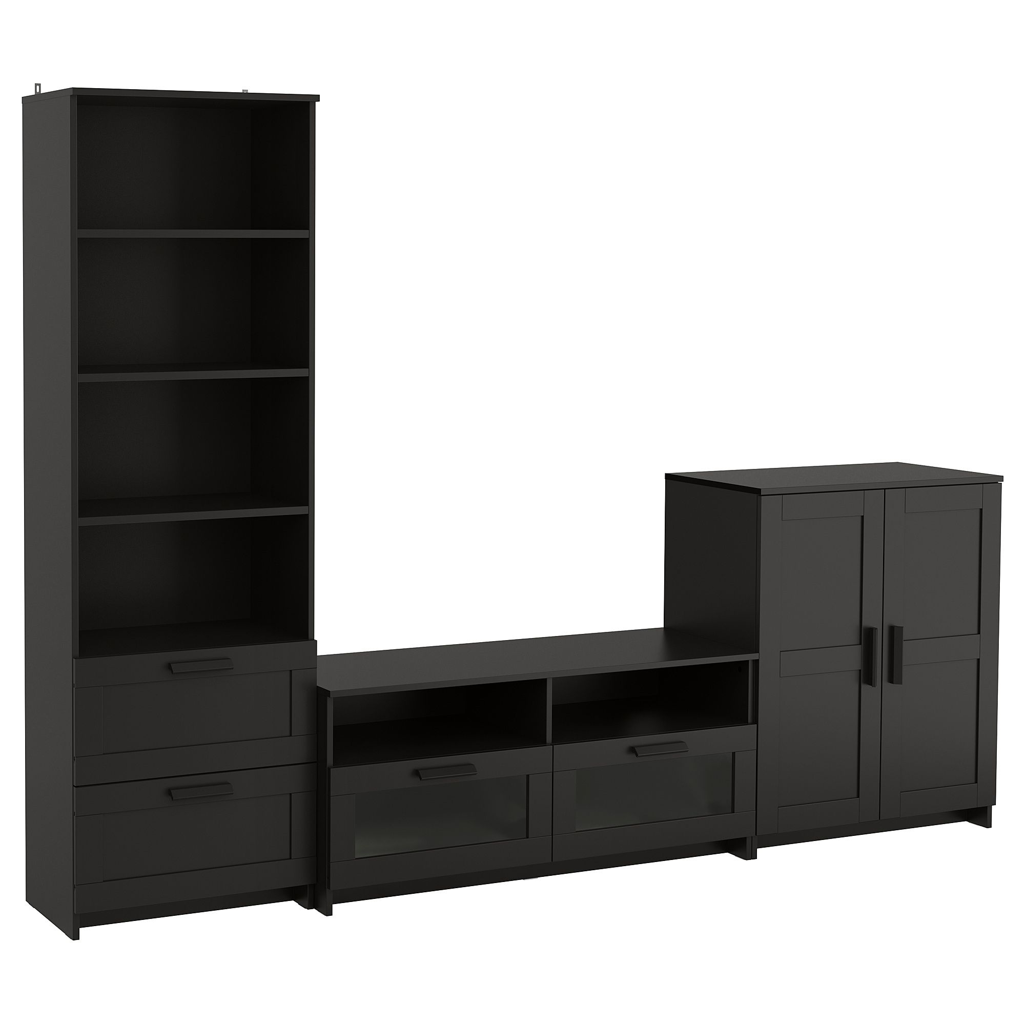 Furniture : Brimnes Tv Storage Combination Black Stand With With Trendy Bookshelves Drawer Combination (View 12 of 15)
