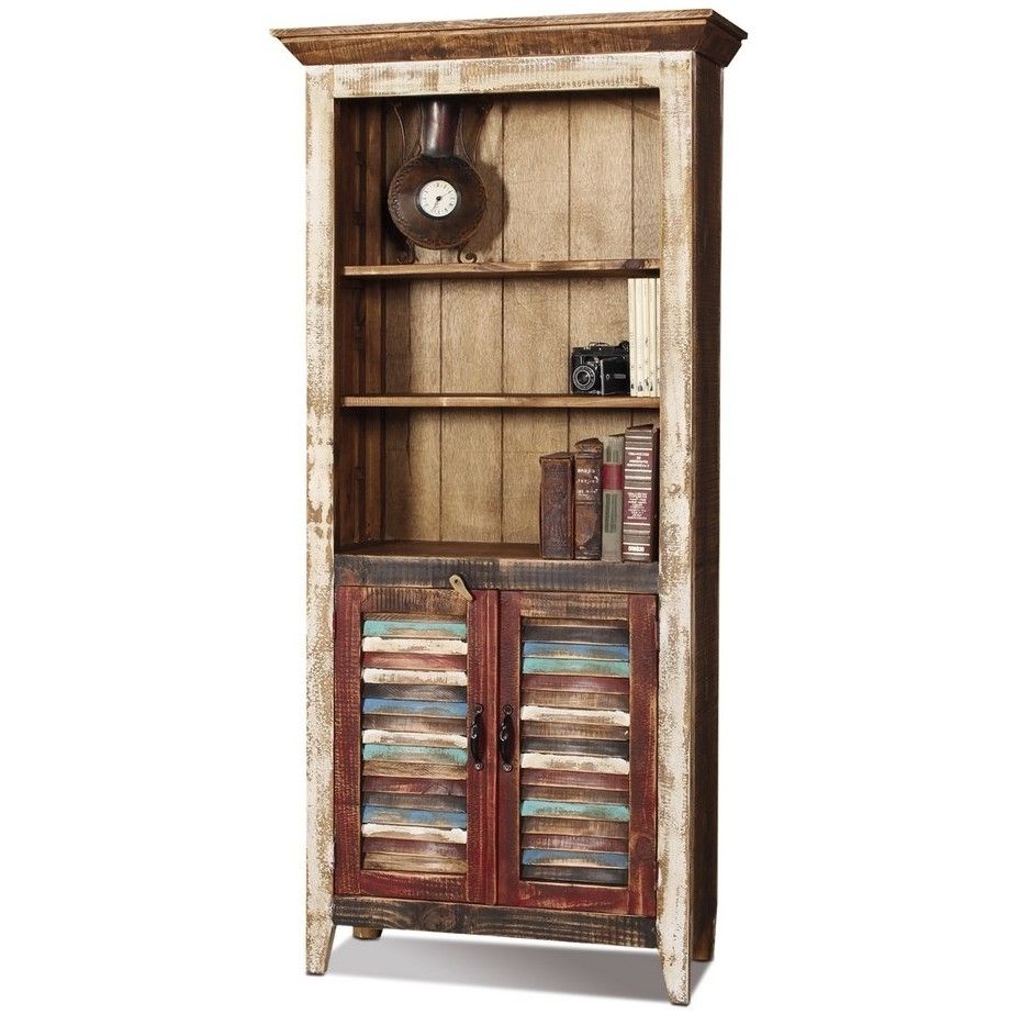 Furniture Home: 30 Wonderful Distressed Wood Bookcase Photos With Well Known Distressed Wood Bookcases (View 3 of 15)