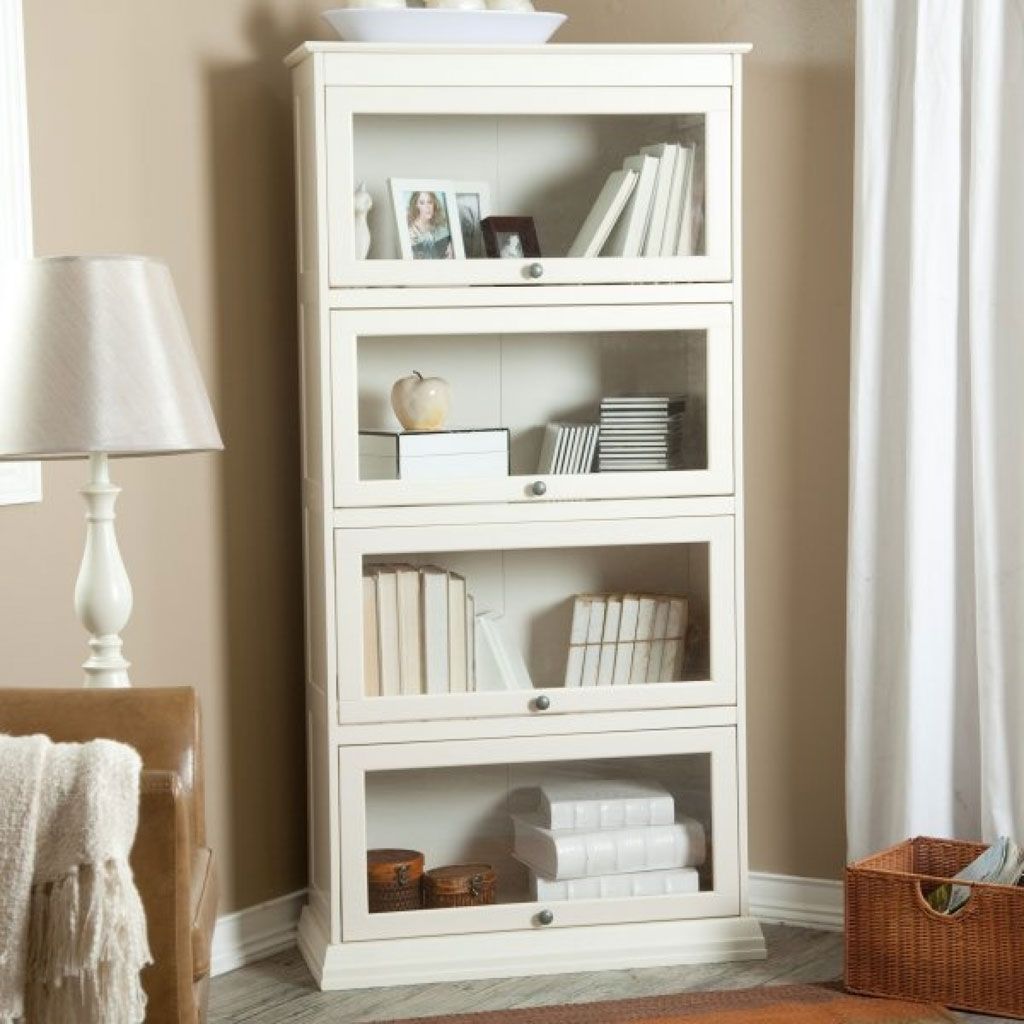 Glass Doors : White Bookshelves With Glass Doors – Ana White Within Well Liked Bookcases With Doors (View 14 of 15)