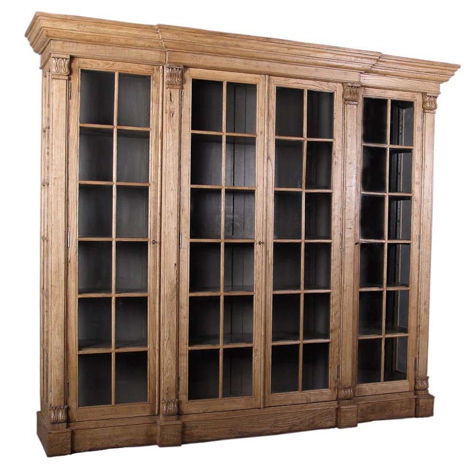 Glass Front Bookcases Inside Trendy Glass Front Bookcase For Sale At 1stdibs (Photo 1 of 15)