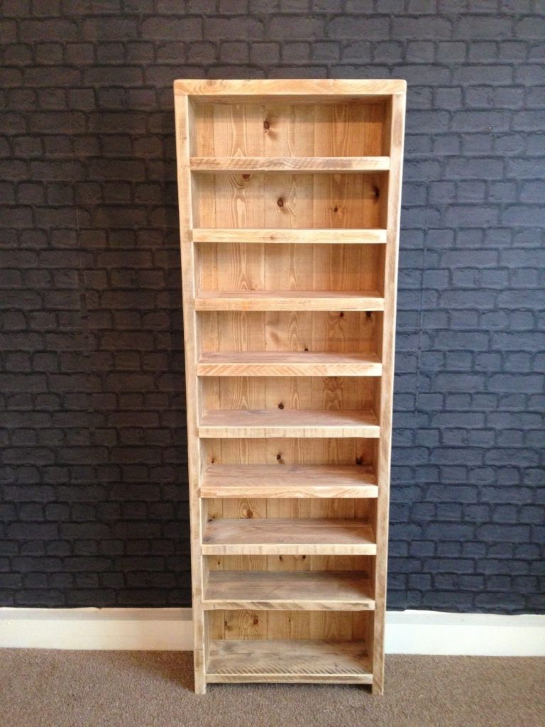 Handcrafted Rustic Oak Living Room Furniture Intended For Well Known Bespoke Cd Storage (View 6 of 15)