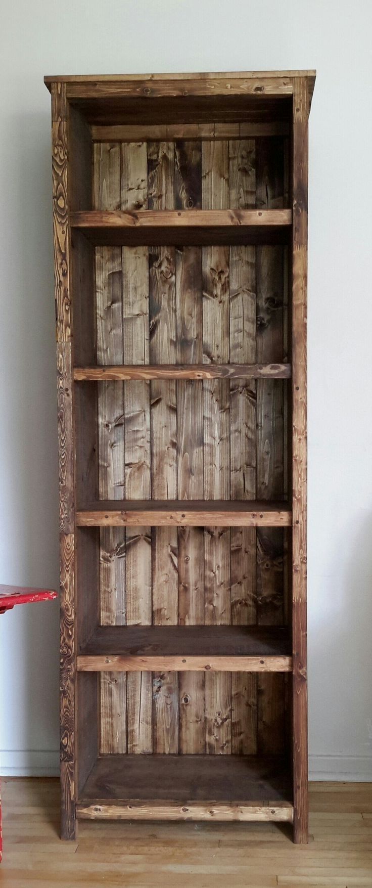 Large Solid Wood Bookcases Pertaining To Best And Newest White And Wood Bookcase Bookshelves Diy Rustic Farmhouse Bookshelf (View 9 of 15)