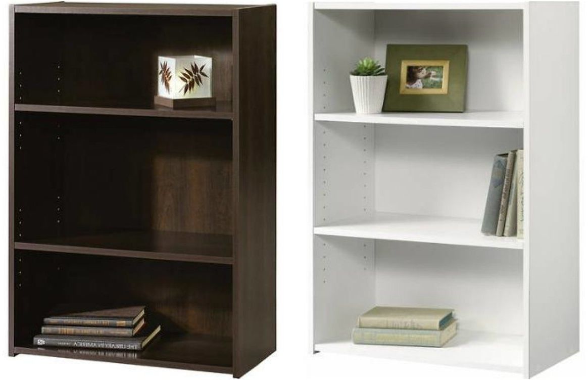 Mainstays Home 12 Shelf Bookcase Multiple Finishes As Well Sauder Throughout Popular Sauder Beginnings 3 Shelf Bookcases (View 7 of 15)
