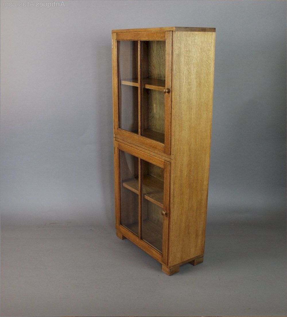 Most Current Oak Glazed Bookcases With Light Oak Glazed Bookcaseheals C1930 – Antiques Atlas (View 14 of 15)