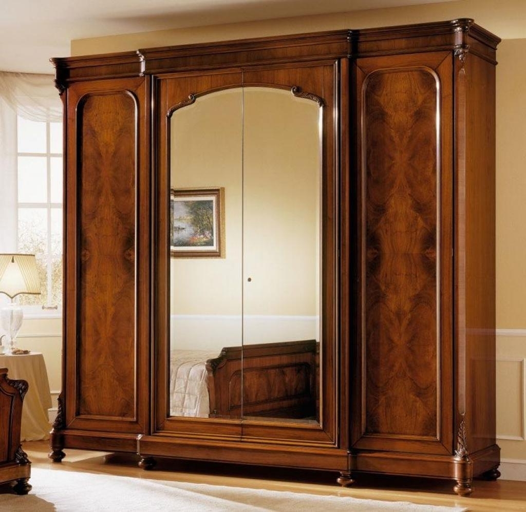 Most Current Solid Wood Wardrobe Closet Fitted Wardrobes Dark You Must See This In Dark Wood Wardrobes With Mirror (View 5 of 15)