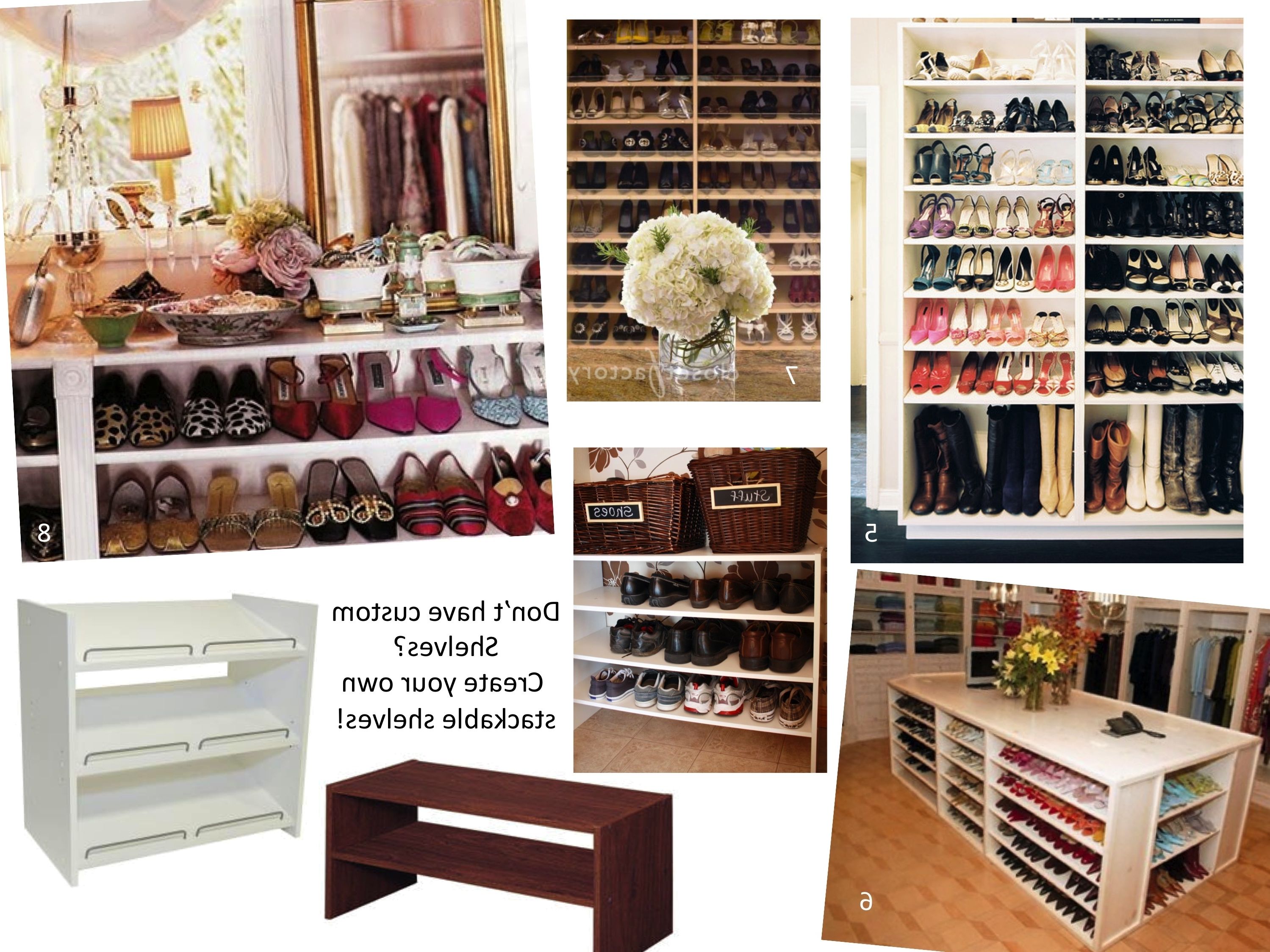 Most Popular Closet Storage : Shoe Storage Idea Creative Diy Shoe Storage Ideas For Wardrobes Shoe Storages (View 11 of 15)