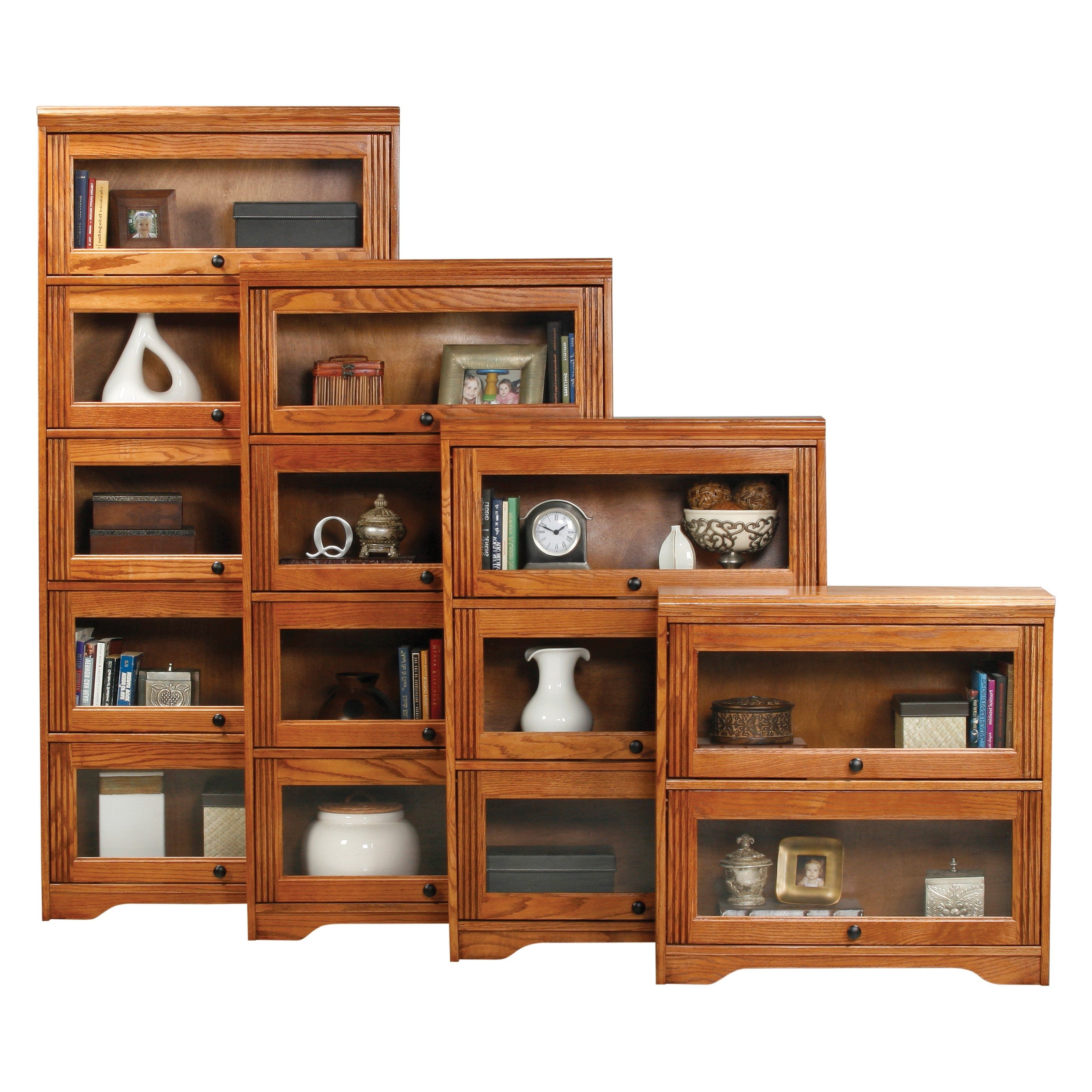 Most Popular Heavy Duty Bookcases Throughout A & E Solid Oak Americana Wood Bookcase (View 15 of 15)