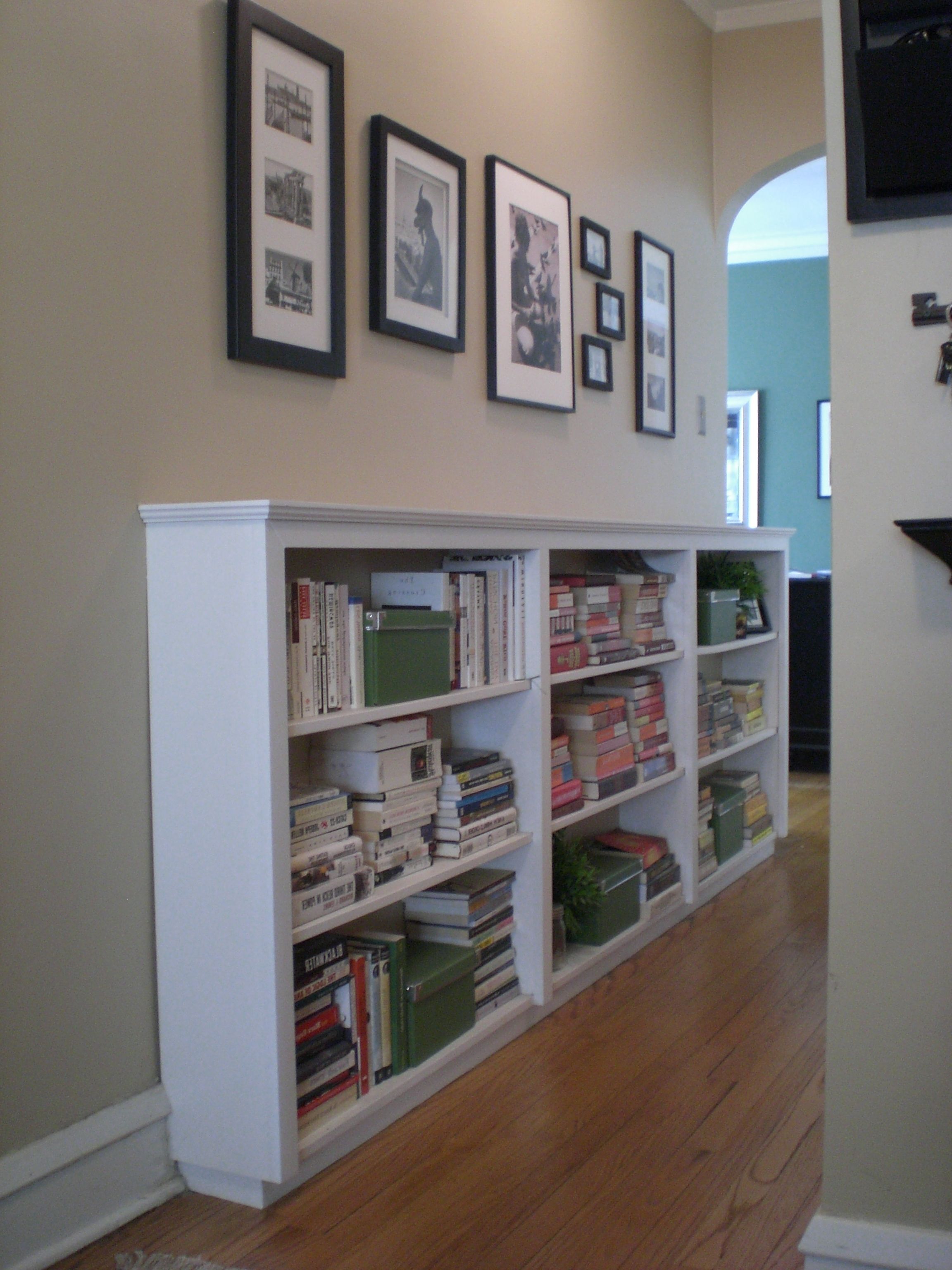 Most Popular Long Horizontal Bookcases Within Bookshelf Amazing Long Low Diy Horizontal Bookcase Incredible (View 12 of 15)