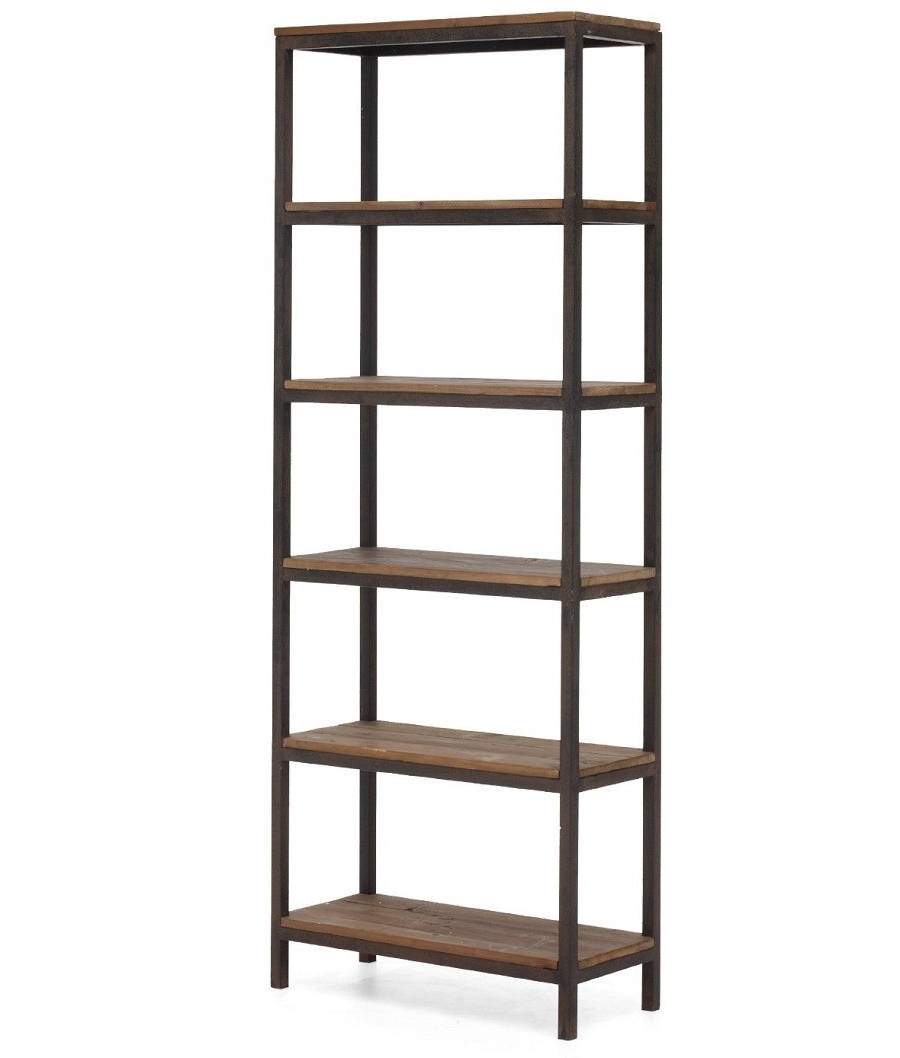 Featured Photo of 2024 Popular Iron and Wood Bookcases