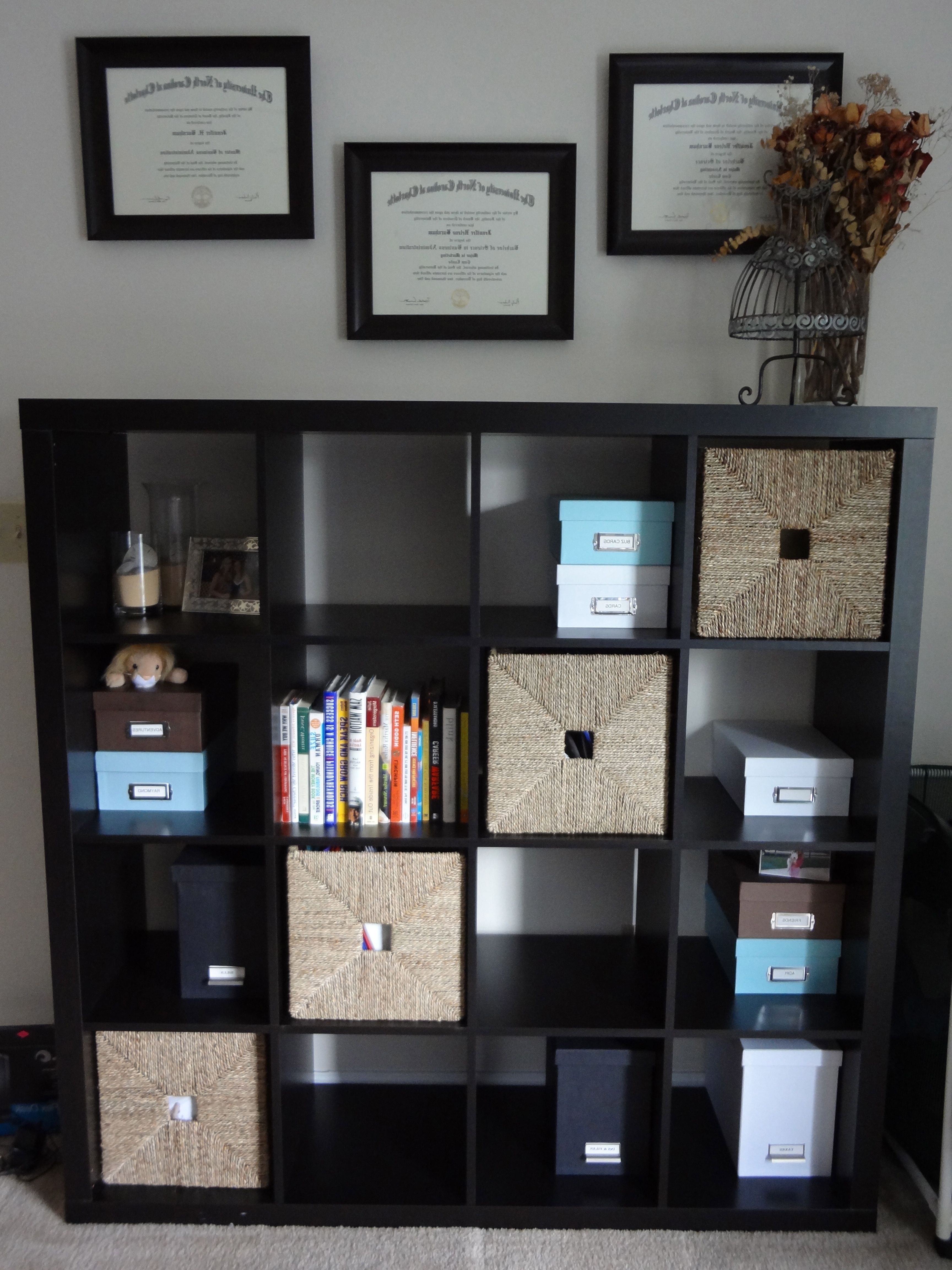 Most Recent Expedit Bookcases For A Color Palette For A Black Expedit That Works (View 5 of 15)