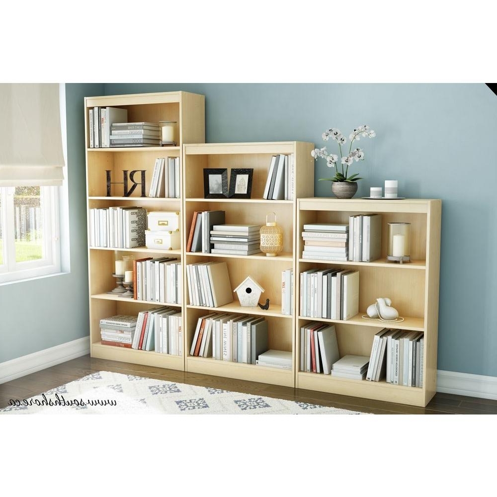 Most Recent South Shore Bookcases For South Shore Axess Country Pine Open Bookcase 10131 – The Home Depot (Photo 1 of 15)