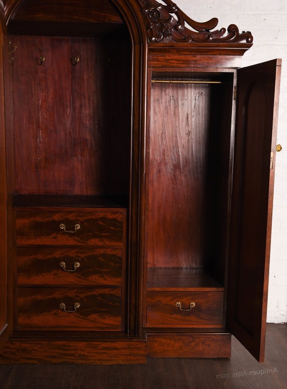 Most Recently Released Breakfront Wardrobes Within Stunning Scottish Victorian Breakfront Wardrobe – Antiques Atlas (View 9 of 15)