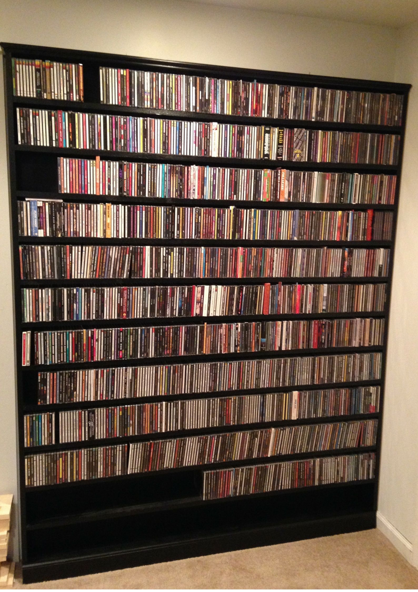 Most Recently Released Extended Shelf Life: Diy Cd Storage (for The Serious Music Pertaining To Bespoke Cd Storage (View 3 of 15)