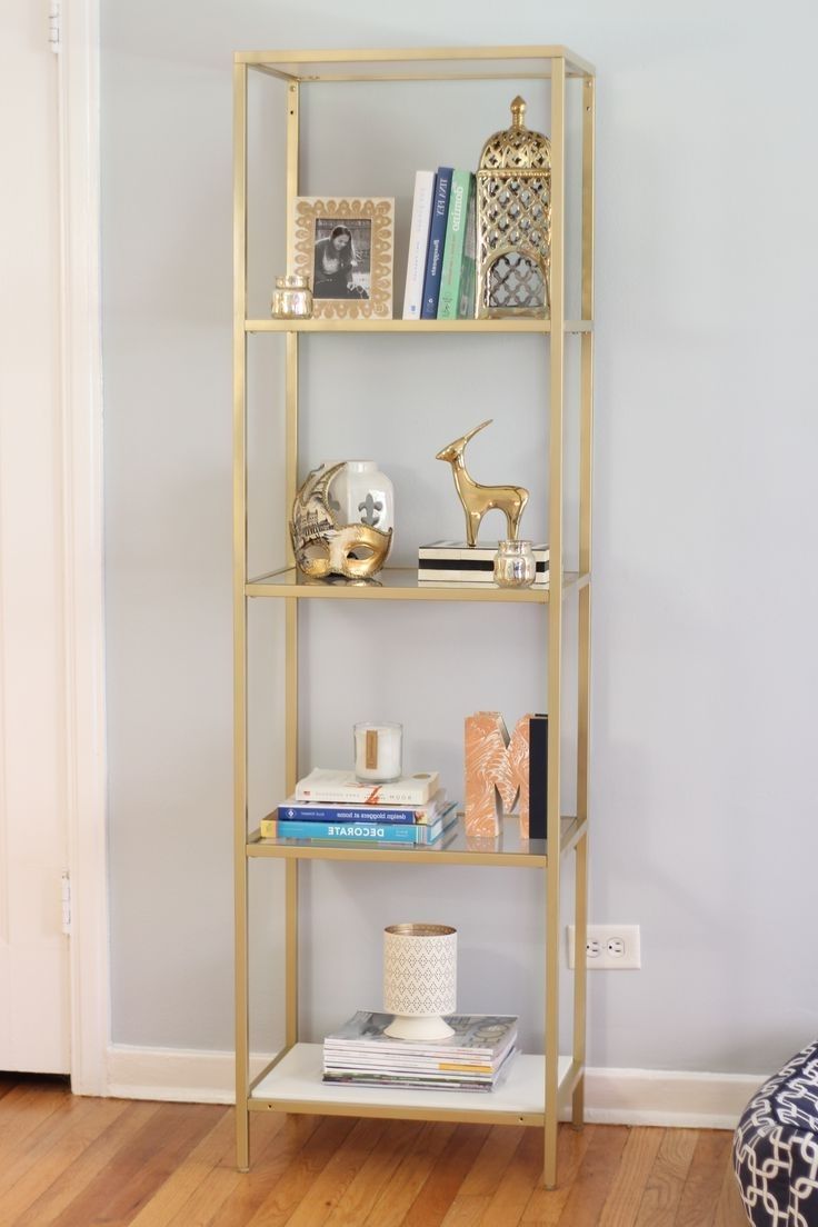 Most Recently Released Gold Metal Bookcases Intended For Bookshelf (View 9 of 15)