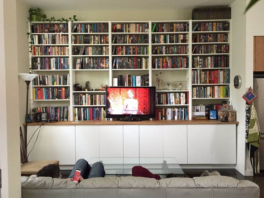 Most Recently Released Ikea Hack: Built In Cabinets And Bookshelves: 6 Steps (with Pictures) Inside Bookshelves With Cabinet Base (Photo 13 of 15)