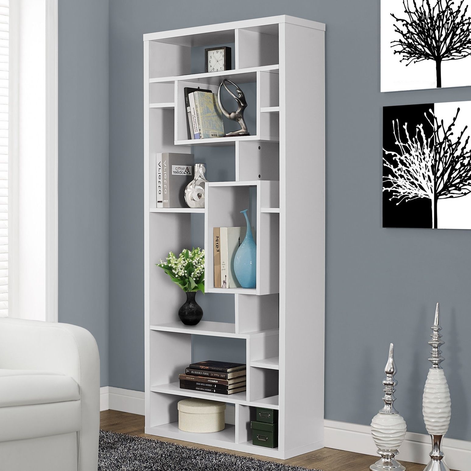 Most Recently Released Monarch Specialties Inc. Arden Cube Unit Bookcase & Reviews (Photo 13 of 15)