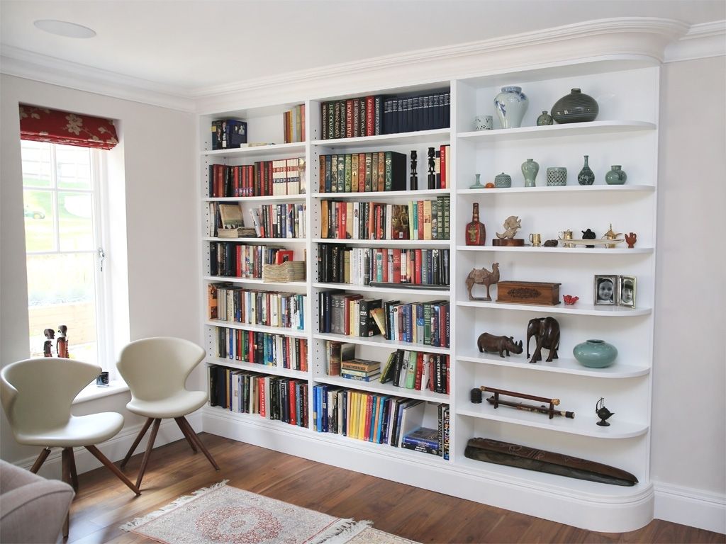 Most Recently Released Wall Units. Amazing White Built In Bookcases: Enchanting White With Built In Bookshelves Kits (Photo 11 of 15)