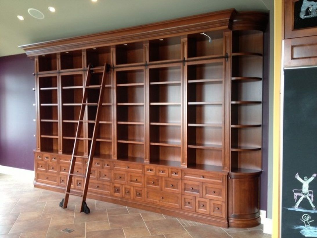 Most Up To Date 15 Collection Of Bookcases With Ladder And Rail Intended For Bookcases With Ladder (View 5 of 15)